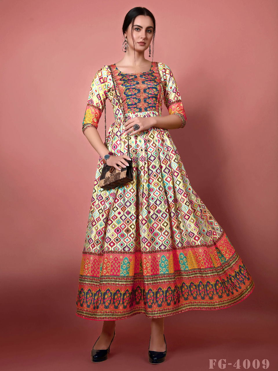 Fg Jennifer 4006 Fancy Anarkali Long Kurti Collection